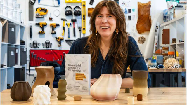 Peneliti Meksiko membuat buku resep karya seni 3D dari Biomaterial. Foto: Techxplore