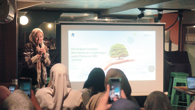 Pelaku UMKM Jakarta bahas sistem guna ulang di sektor kuliner. Foto: Enviu Indonesia