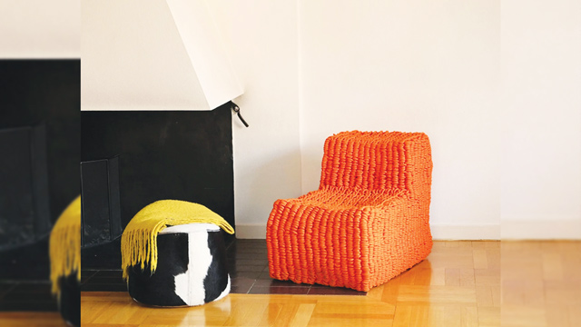 Kursi dari daur ulang tali. Foto: Yanko Design