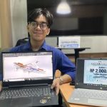 Mahasiswa ITB membuat drone ramah lingkungan dengan menggunakan energi surya. Foto: Berita ITB