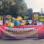 Koalisi Masyarakat Sipil menolak AZEC. Foto: Walhi