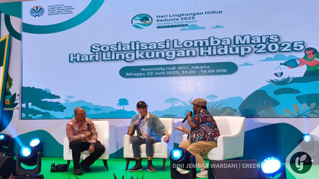 KLH gelar lomba Mars Lingkungan Hidup. Foto: Dini Jembar Wardani