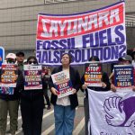 Organisasi Sipil mendesak Jepang untuk menghentikan pendanaan proyek energi fosil. Foto: Walhi