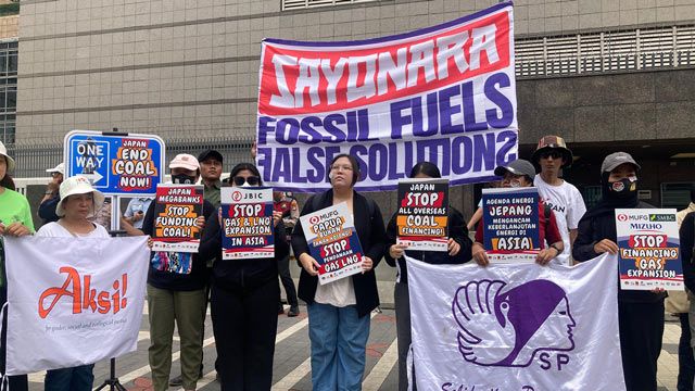 Organisasi Sipil mendesak Jepang untuk menghentikan pendanaan proyek energi fosil. Foto: Walhi