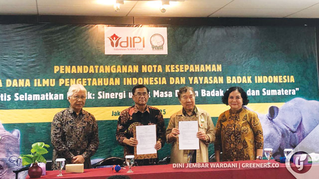 YABI dan DIPI berkolaborasi mendorong upaya konservasi badak di Indonesia. Foto: Dini Jembar Wardani