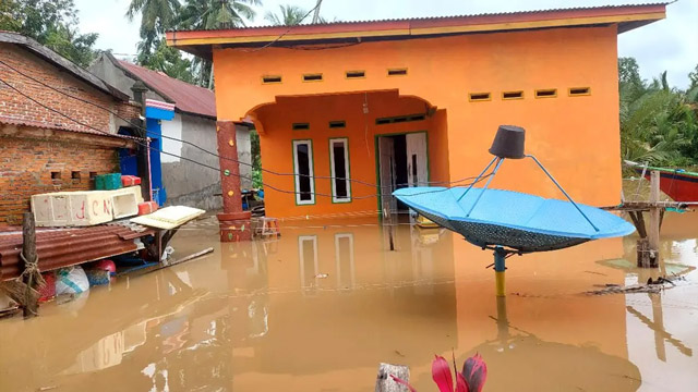 Cuaca ekstrem merupakan alarm krisis iklim. Foto: BNPB
