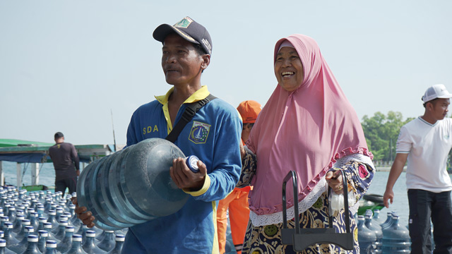 Antheia Project salurkan 10.000 galon air bersih di Kepulauan Seribu. Foto: The Antheia Project