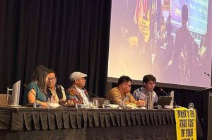 Greenpeace suarakan #SaveRajaAmpat di forum PBB. Foto: Greenpeace Indonesia