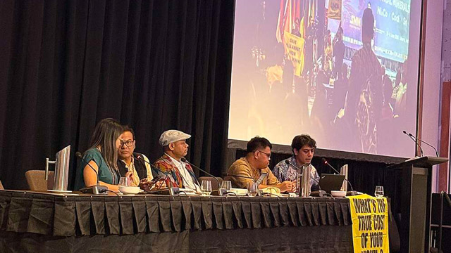 Greenpeace suarakan #SaveRajaAmpat di forum PBB. Foto: Greenpeace Indonesia