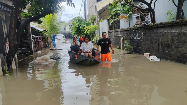 Banjir Bali jadi alarm kerusakan ekologis dan tata ruang. Foto: BNPB