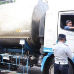 17 truk pengangkut barang gagal uji emisi. Foto: DLH DKI Jakarta