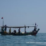Ruang tangkap nelayan imbas beton laut Cilincing. Foto: Dini Jembar Wardani