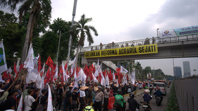 Sebanyak 25 ribu petani bakal turun ke jalan untuk mendesak pemerintah tuntaskan masalah agraria. Foto: KPA