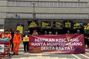 Masyarakat sipil kembali tolak greenwashing di balik inisiatif AZEC. Foto: AZWI