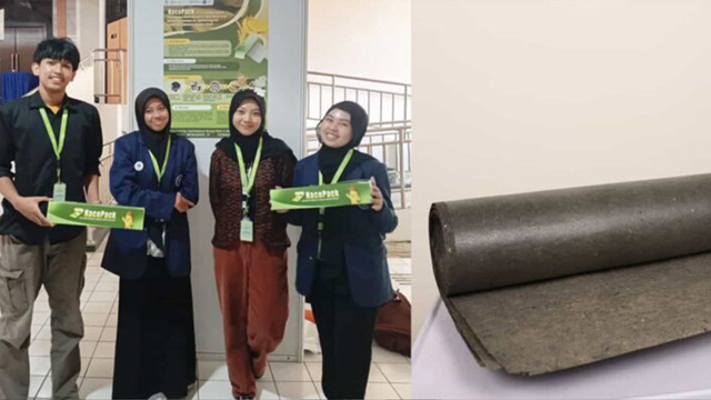 Mahasiswa IPB kembangkan NacoPack, kemasan aktif ramah lingkungan. Foto: Berita IPB