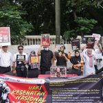 Aksi Hari Kesehatan Nasional soroti lemahnya pengendalian tembakau. Foto: Istimewa