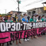 Greenpeace menilai Konferensi Iklim Perserikatan Bangsa-Bangsa ke-30 (COP30) di Belém, Brasil tidak menghasilkan peta jalan yang jelas. Foto: Filipe Bispo / Greenpeace