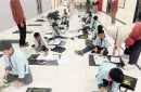 FMIPA UI ajak siswa SD eksplorasi tanaman lewat ecoprinting. Foto: Berita UI