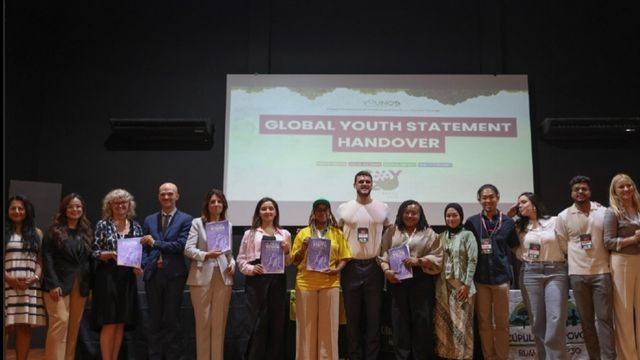 Ribuan orang muda desak kebijakan iklim yang adil di COP30. Foto: Climate Rangers