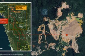 Jejak-jejak industri ekstraktif yang merusak hutan. Foto: JATAM