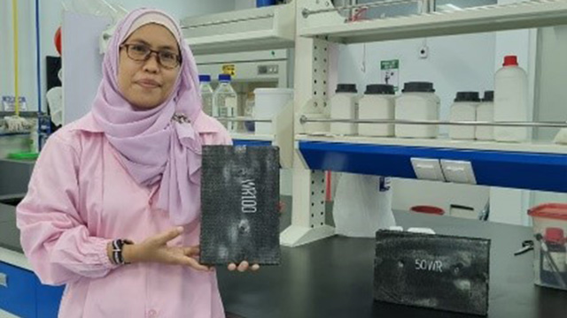 Peneliti ITB menciptakan panel antipeluru dari serat rami. Foto: Berita ITB