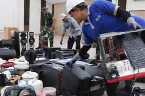 Pengumpulan e-Waste Kodam Jaya. Foto: DLH DKI
