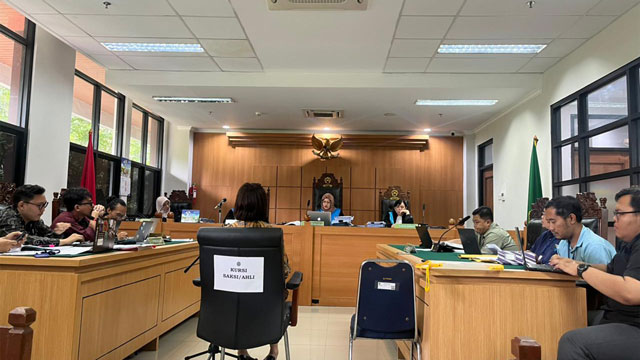 Sidang gugatan RUKN. Foto: Walhi