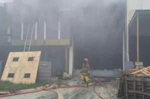 Kebakaran gudang pestisida di Tangsel. Foto: Nexus3 Foundation