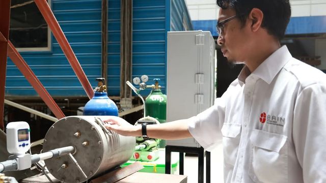 BRIN mengembangkan inovasi reaktor modular untuk menangkap emisi industri. Foto: BRIN