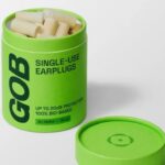 GOB, penyumbat telinga ramah lingkungan dari Miselium. Foto: Yanko Design