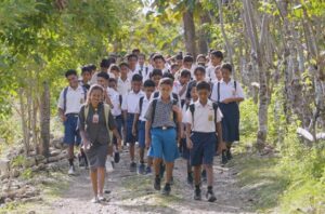 Sekolah perbatasan Indonesia juara Asia Pasifik berkat inovasi limbah pisang. Foto: Istimewa